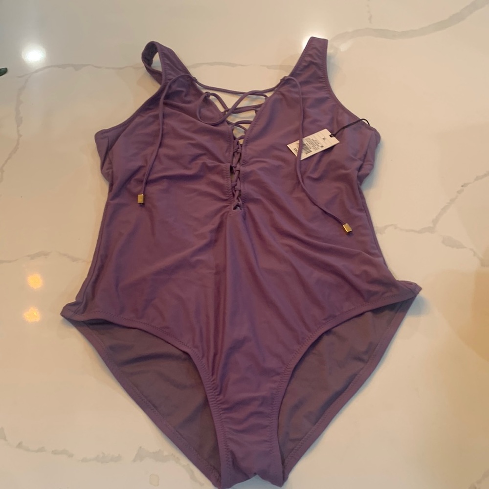 Sand and Shore- lace up swimsuit